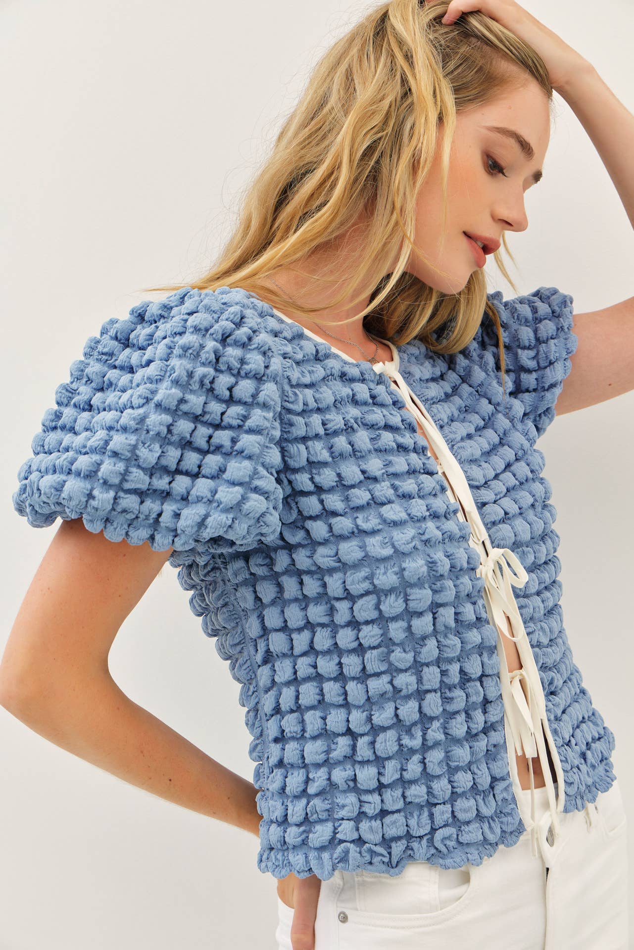 Bubbly Blue Top
