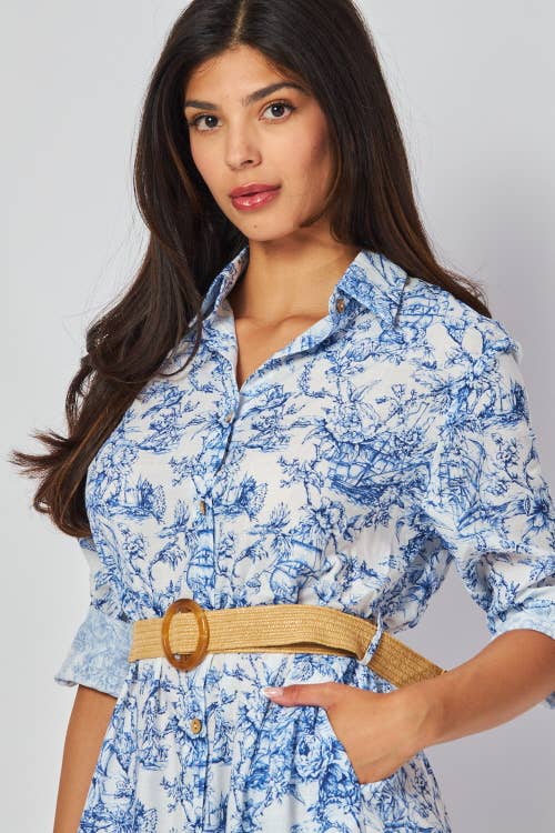 Bighit Fashion Blue Maxi