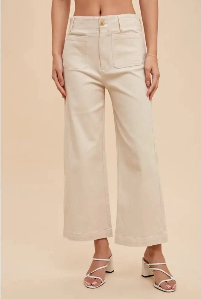 In Loom Wide Leg Jean