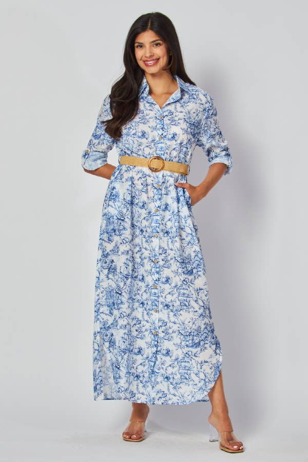 Bighit Fashion Blue Maxi