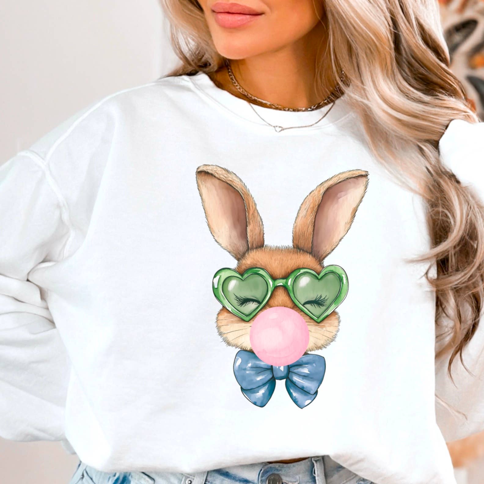 Whimsical Bunny Sweatshirt
