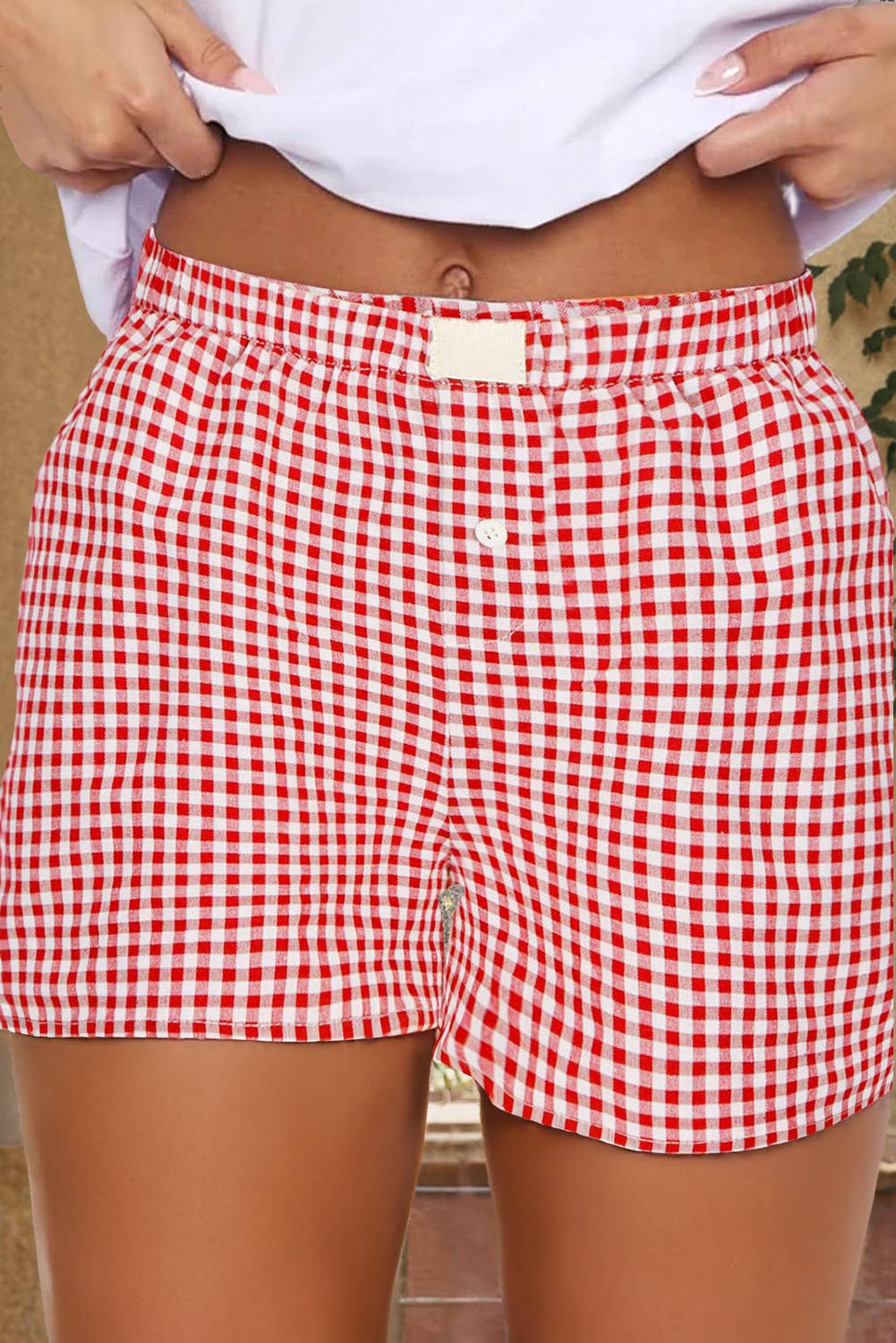 Vintage Plaid Shorts