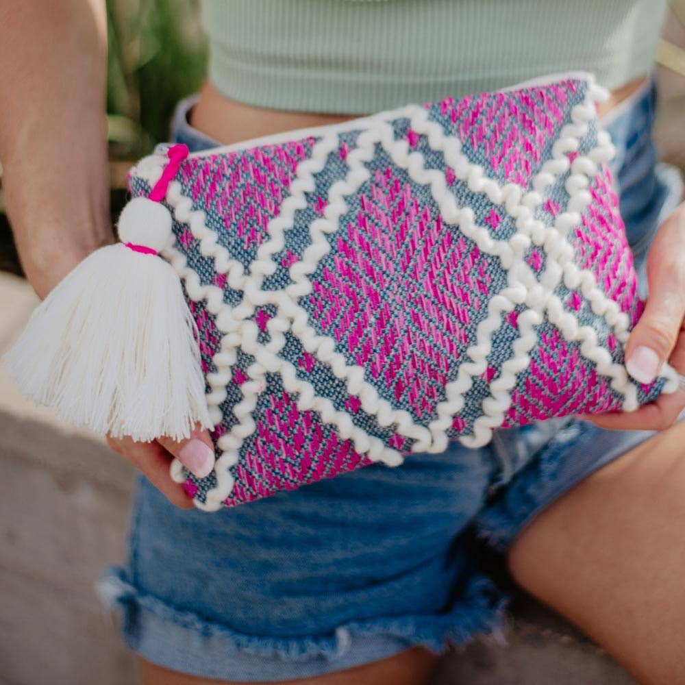 Pink and Charcoal Pocket Book
