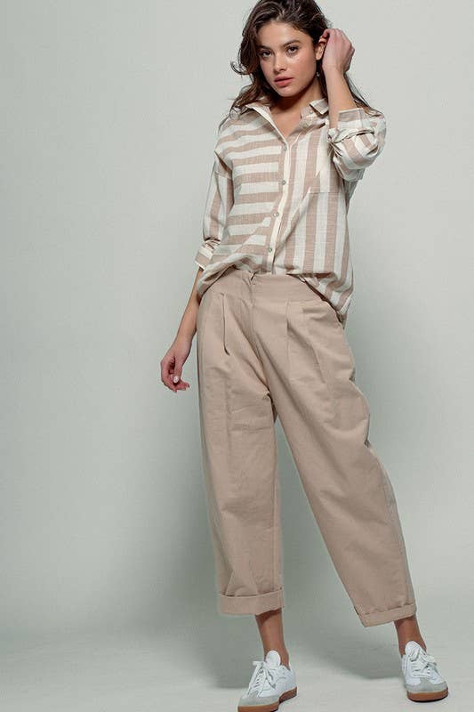 Gettin Fancy Striped Top