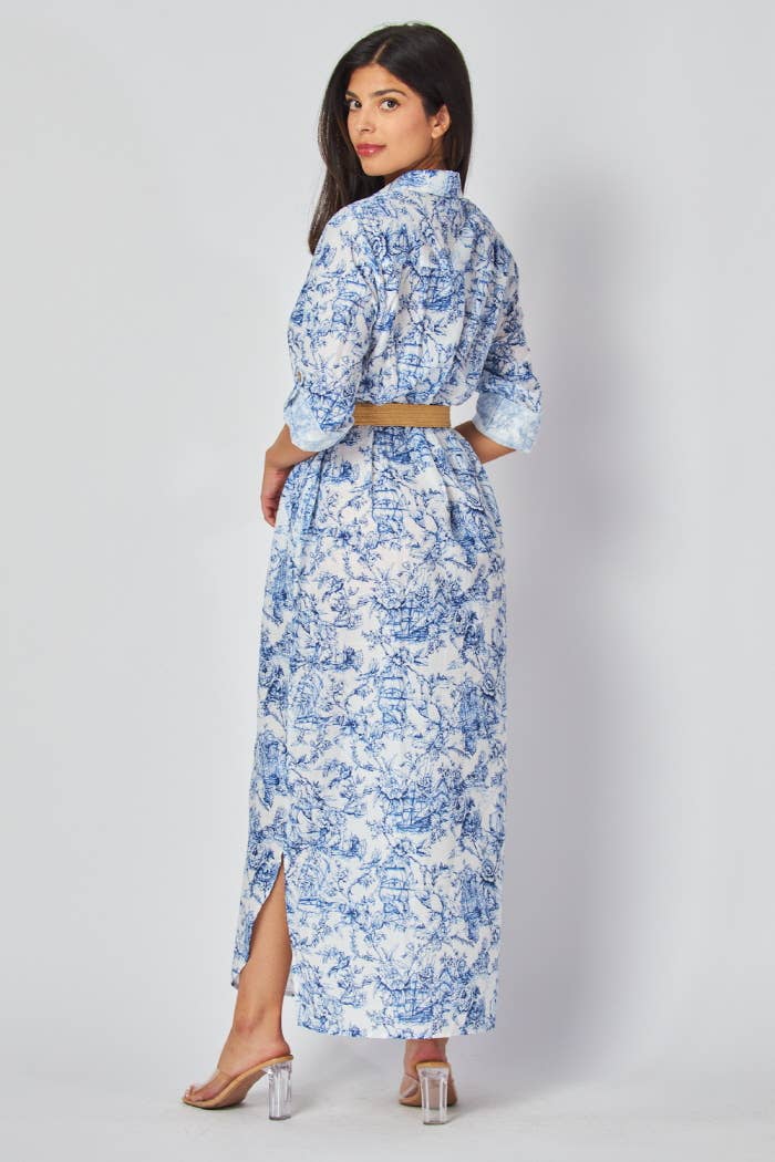 Bighit Fashion Blue Maxi