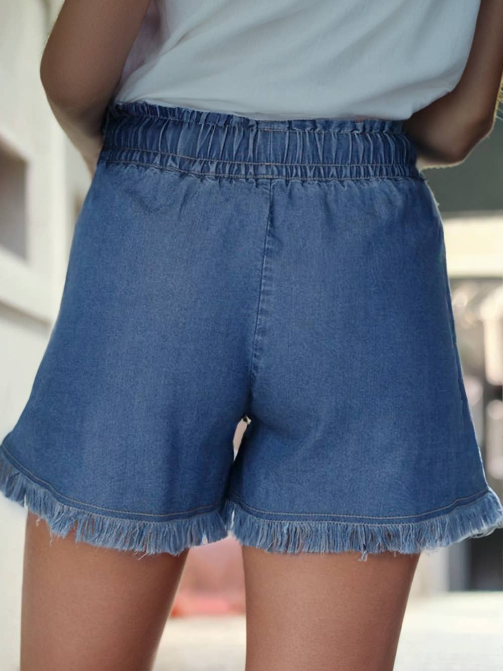 Relaxed Denim Shorts