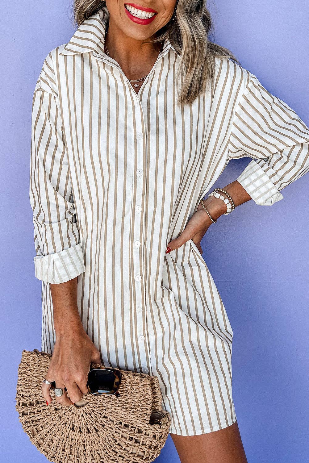 Your the Best Striped Dress