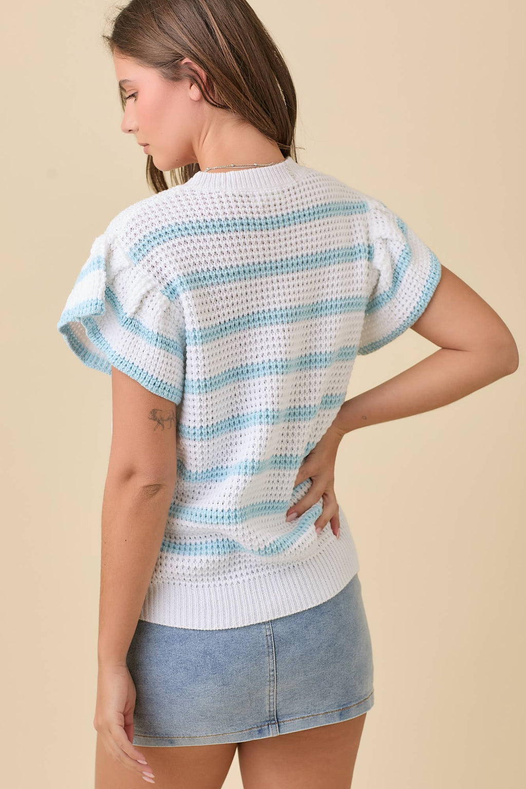 Cottager Core Knit Top