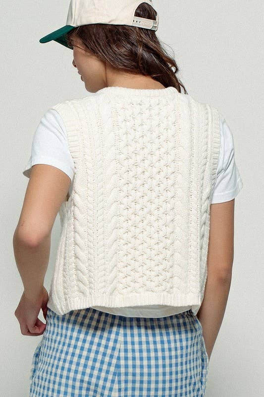 Handcrafted Ivory Vest