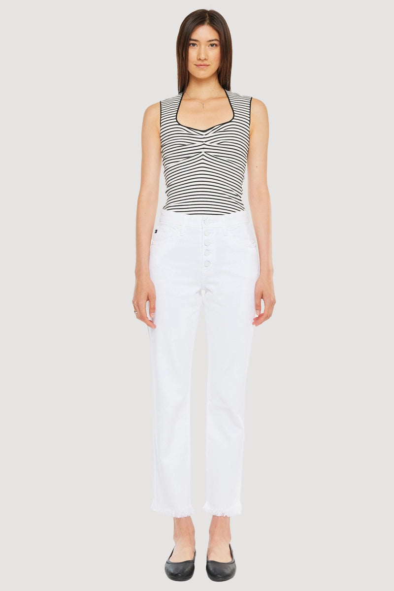 Kan Can White Button