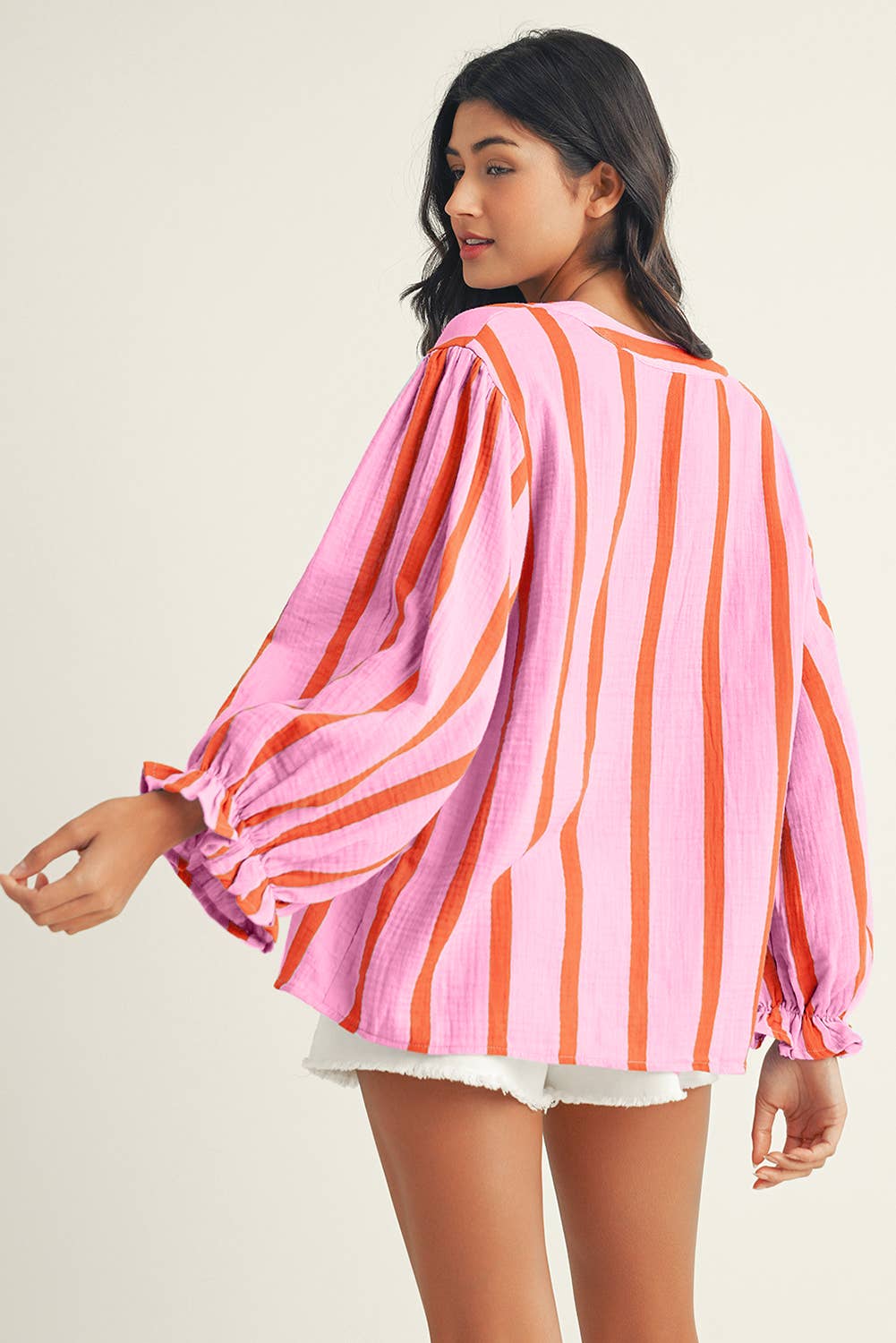 Small Town Cafe Top in Orange