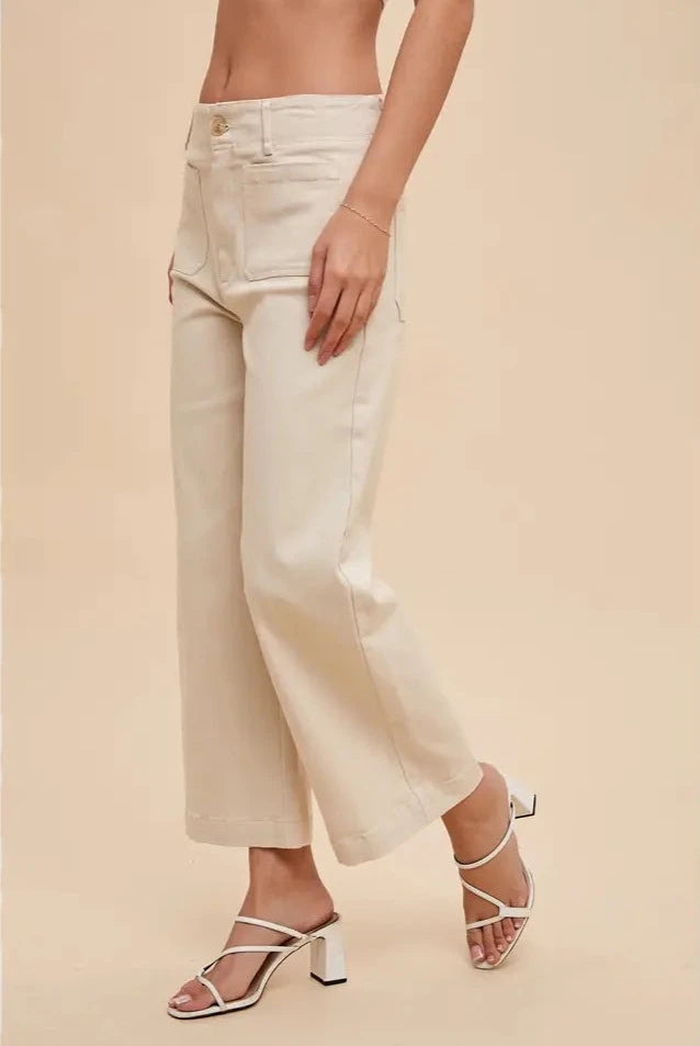 In Loom Wide Leg Jean