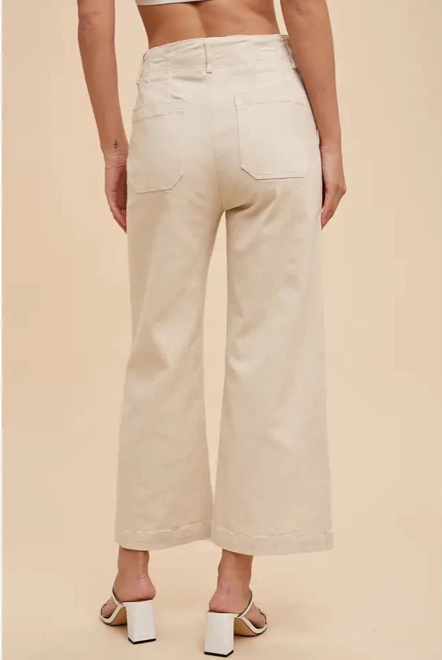 In Loom Wide Leg Jean