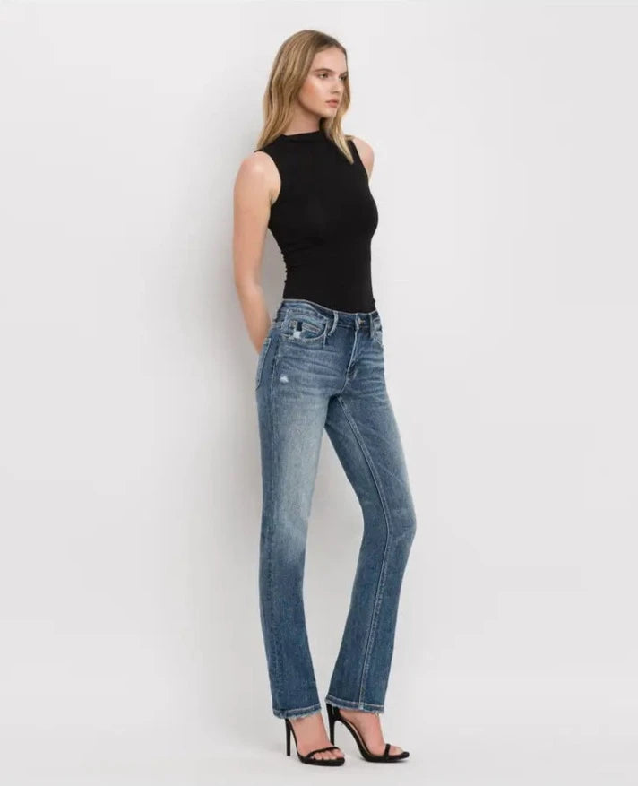 Vervet Mid Rise Straight Jean
