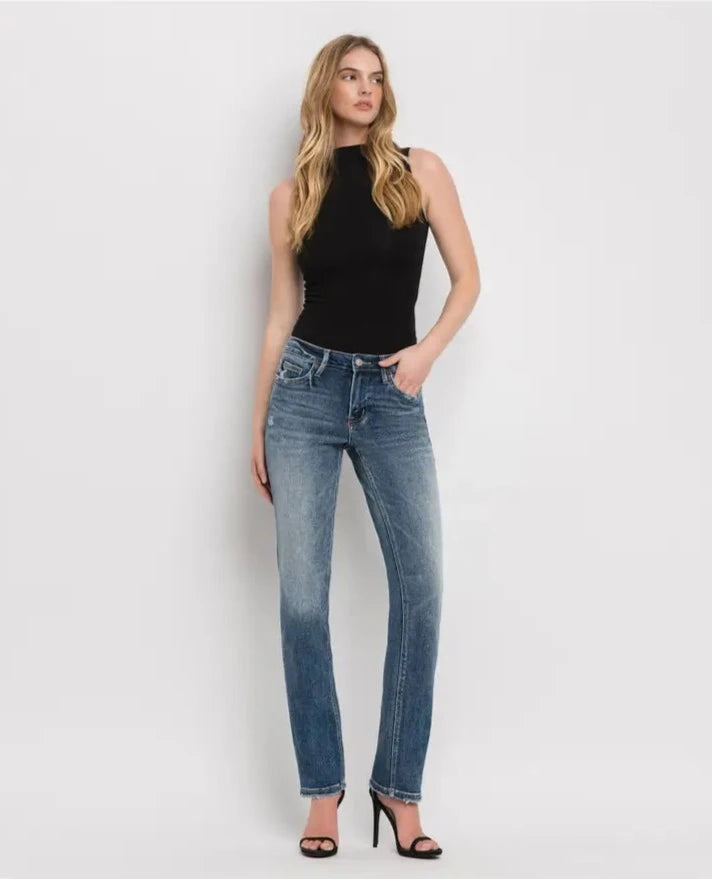Vervet Mid Rise Straight Jean