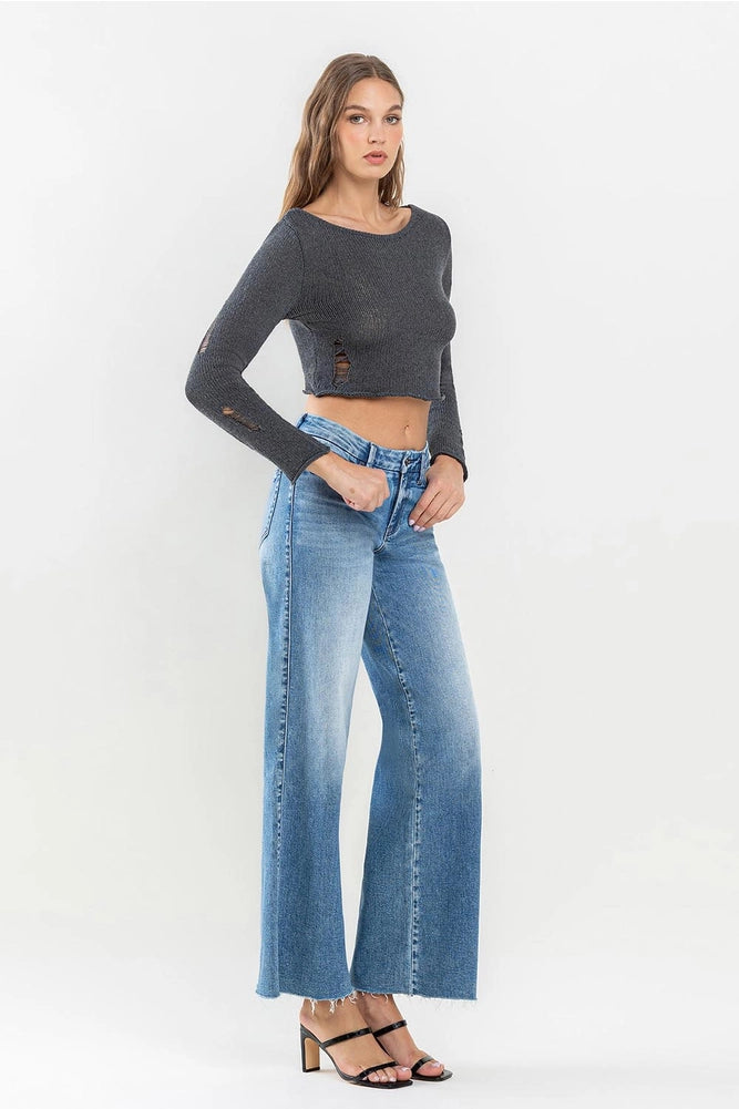 Vervet Mid Rise Ankle Hem Jean