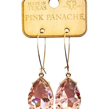 Pink Panache Teardrop Earring