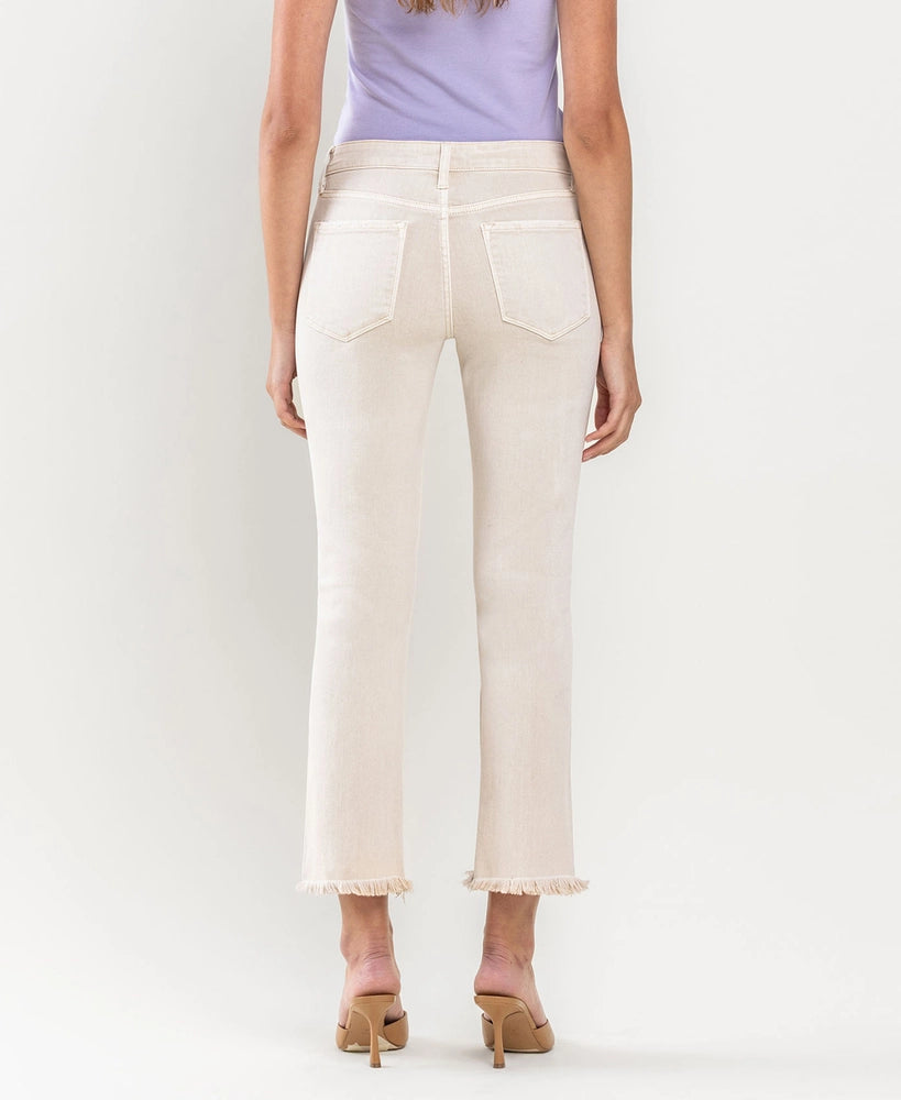 Vervet Mid Rise Crop Straight Jean